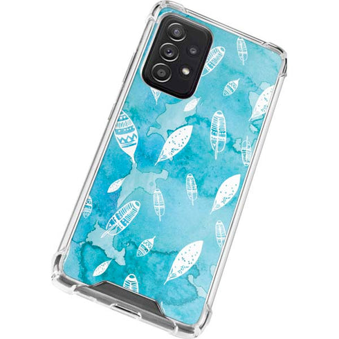 Raining Feathers Galaxy A72 5G Clear Case